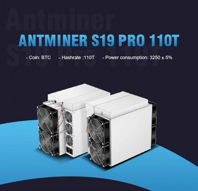PRO 110t S19 PRO 110t Btc mineiro cripto de Bitmain Antminer S19A